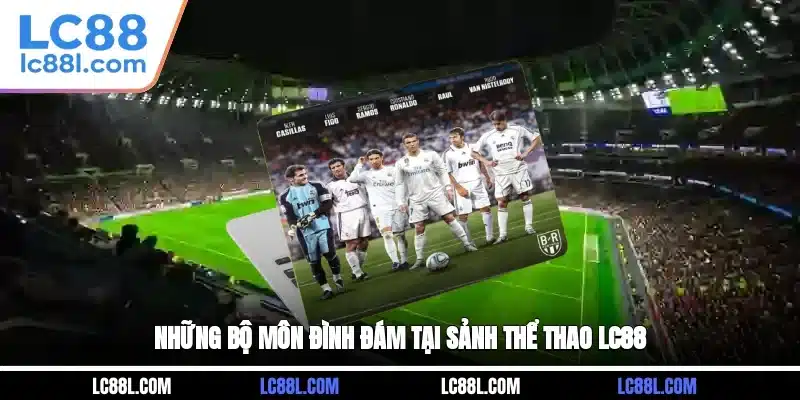 Những bộ môn đình đám tại sảnh Thể Thao LC88